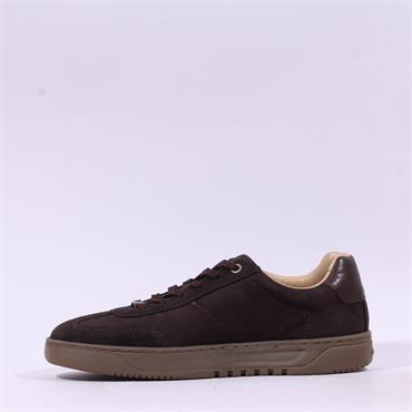 Salamander Arzberg T Toe Laced Trainer - Brown Nubuck